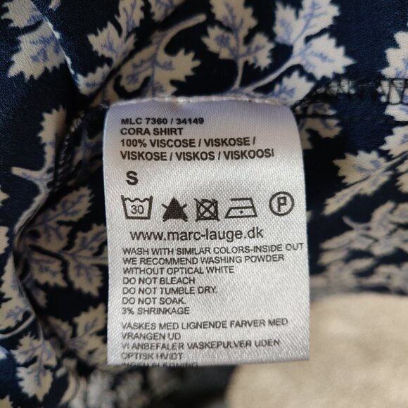 Marc Lauge Summertime Collection Floral Button-up Dress Shirt Small - Picture 9 of 11